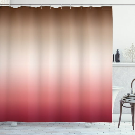 Home Decor Ombre Colorful Design Art Print Polyester Fabric Shower Curtain