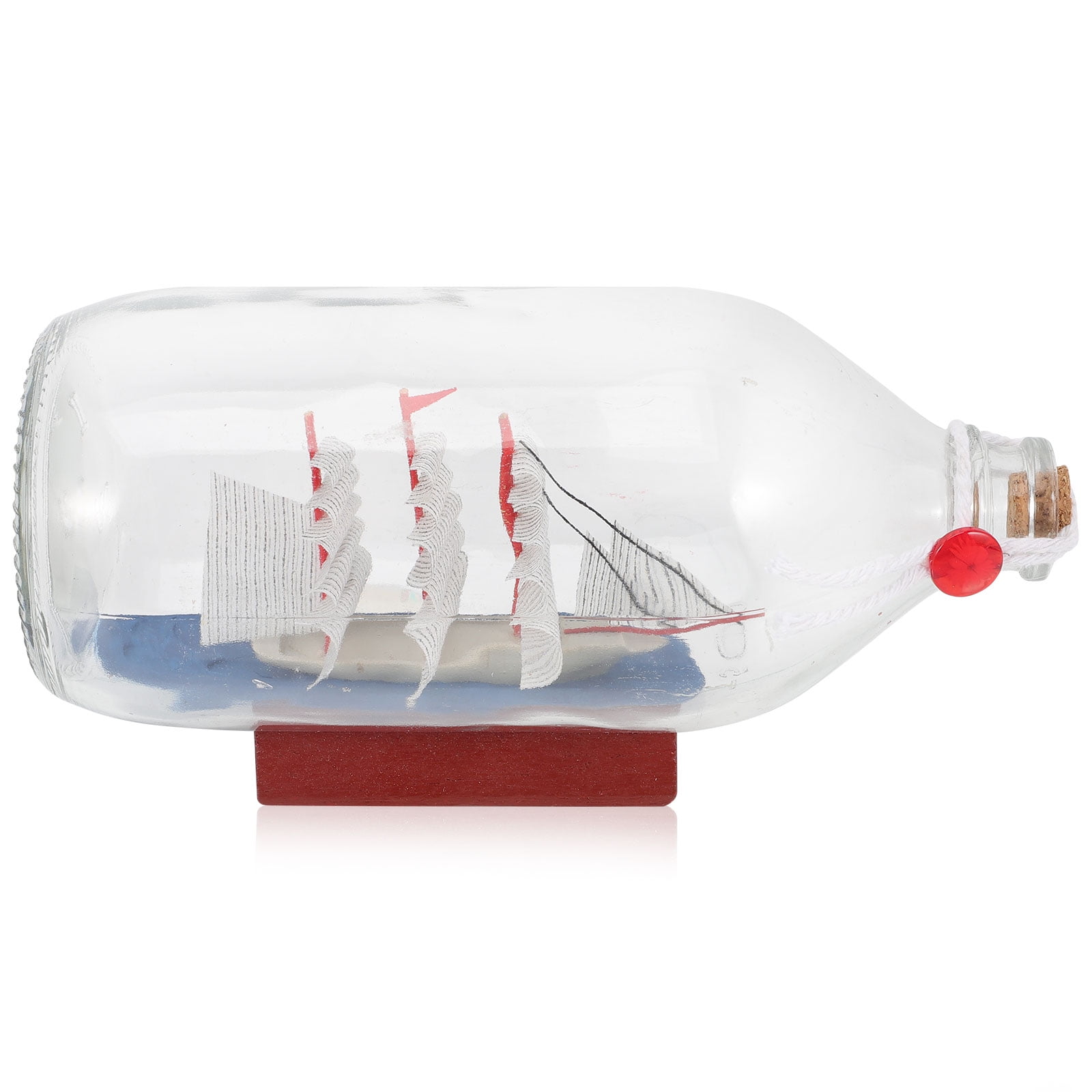 Home Decor Ornament Goblincore Room Decor Mini Wooden Ship Sailing