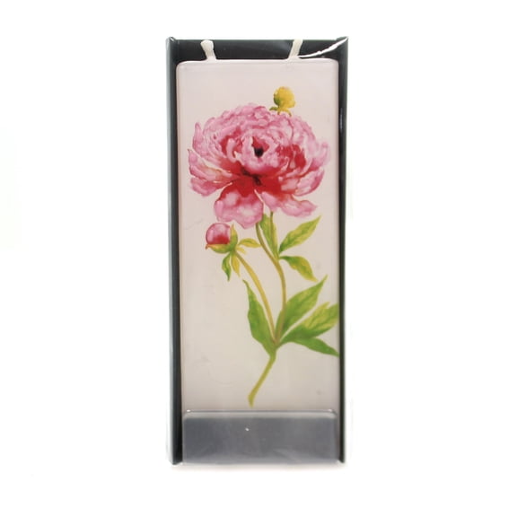 Home Decor PINK ROSE CANDLE. Wax Dripless Fragrance Free D18036