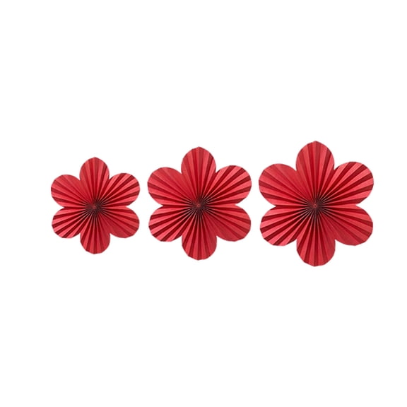 Home Decor Paper Flower Fan Decoration Set Multicolor Spring Flower Shaped Paper Fan Hanging Reusable Accordion Folding Floral Paper Ornament for Wedding Birthday Classroom Home and Outdoor Patio