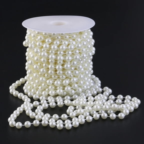 Home Decor Pearlized Chain Flower Wrapping Diy Accessories Floral Arrangement Decoration Practical 3.9"