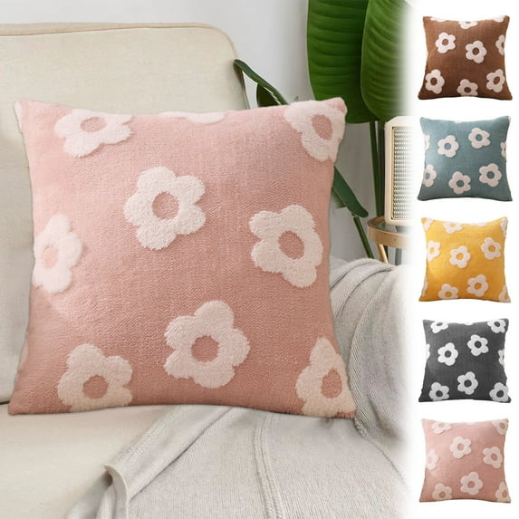 Home Decor Pillow Covers 22x22 Plushs Pillow Cover 17.71x17.71 Inches Everyday Decoration Holiday Decoration Home Sofa Pillow Cover Coffee