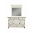 thumbnail image 1 of Home Decor Pine Solids Winchester Mirror - White, 1 of 3