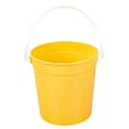 thumbnail image 1 of Home Decor Buckets for Drinks 32oz Buckets with Lids and Handles Snowflake Cookie Drink Bucket for Drinks Snacks Summer Pool Party and Supplies Yellow,12.2X11.8X9.6cm, 1 of 5