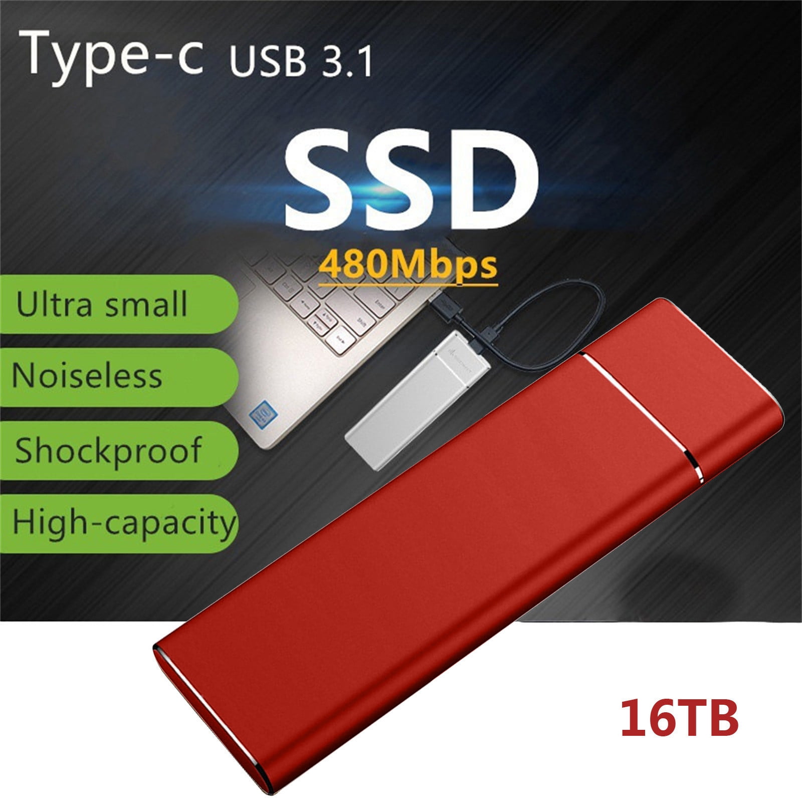 Home Decor Portable SSD Type-C External Mobile Solid State Drive