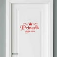 thumbnail image 1 of Home Decor Princess Home Decor Wall Sticker Decal Bedroom Door Vinyl Art Mural Red, 1 of 2