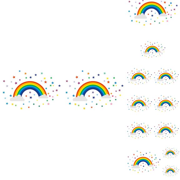 Home Decor Rainbow Sign Sticker Decal Bedroom Art Mural