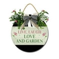 thumbnail image 1 of Home Decor Signs Live Laugh Love And Garden Rustic Wooden Wall Art Signs Farmhouse Entryway Signs for Bedroom Living Room Decor, 11 x 11 Inch, 1 of 4