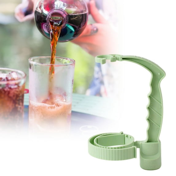 Home Decor Soda Pouring Handle Beverage Holding Grip for Soda Bottles Comfortable Detachable Design for Family Gatherings Outdoor Activities