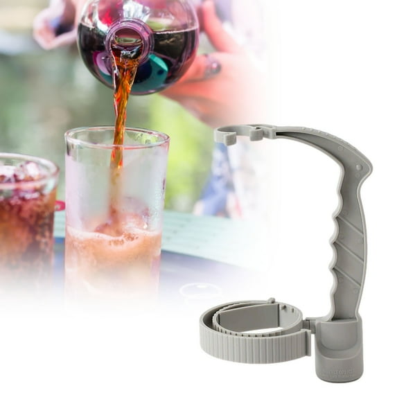 Home Decor Soda Pouring Handle Beverage Holding Grip for Soda Bottles Comfortable Detachable Design for Family Gatherings Outdoor Activities