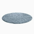 thumbnail image 1 of Home Decor Soft Bath Bedroom Non-Slip Floor Shower Rug Yoga Plush Round Mat, 1 of 2