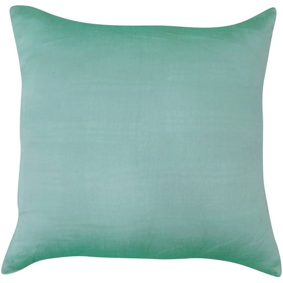 Home Decor Solid Aqua Blue Dupion Silk Cushion Cover Pillow Case Choose Size