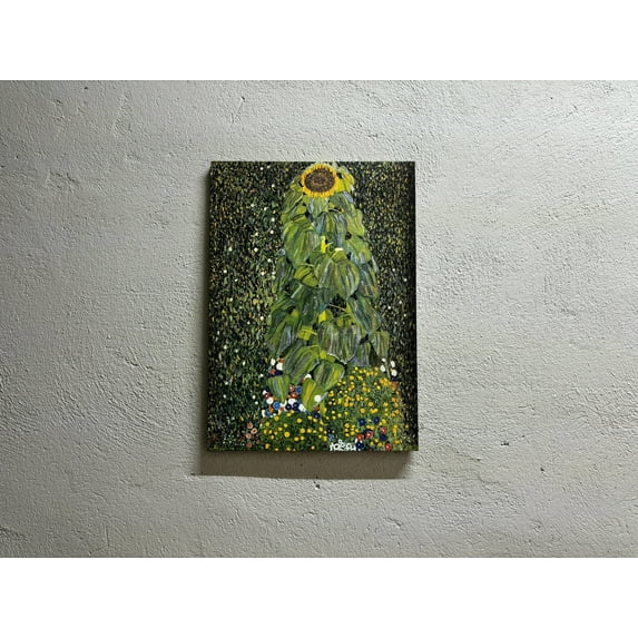 Home Decor The Sunflower, Canvas Print, Canvas Gift, Canvas Print, The Sunflower Canvas Poster, Famous 3D Canvas, Green Canvas Print, Canvas Wall Decor - Rolled Canvas