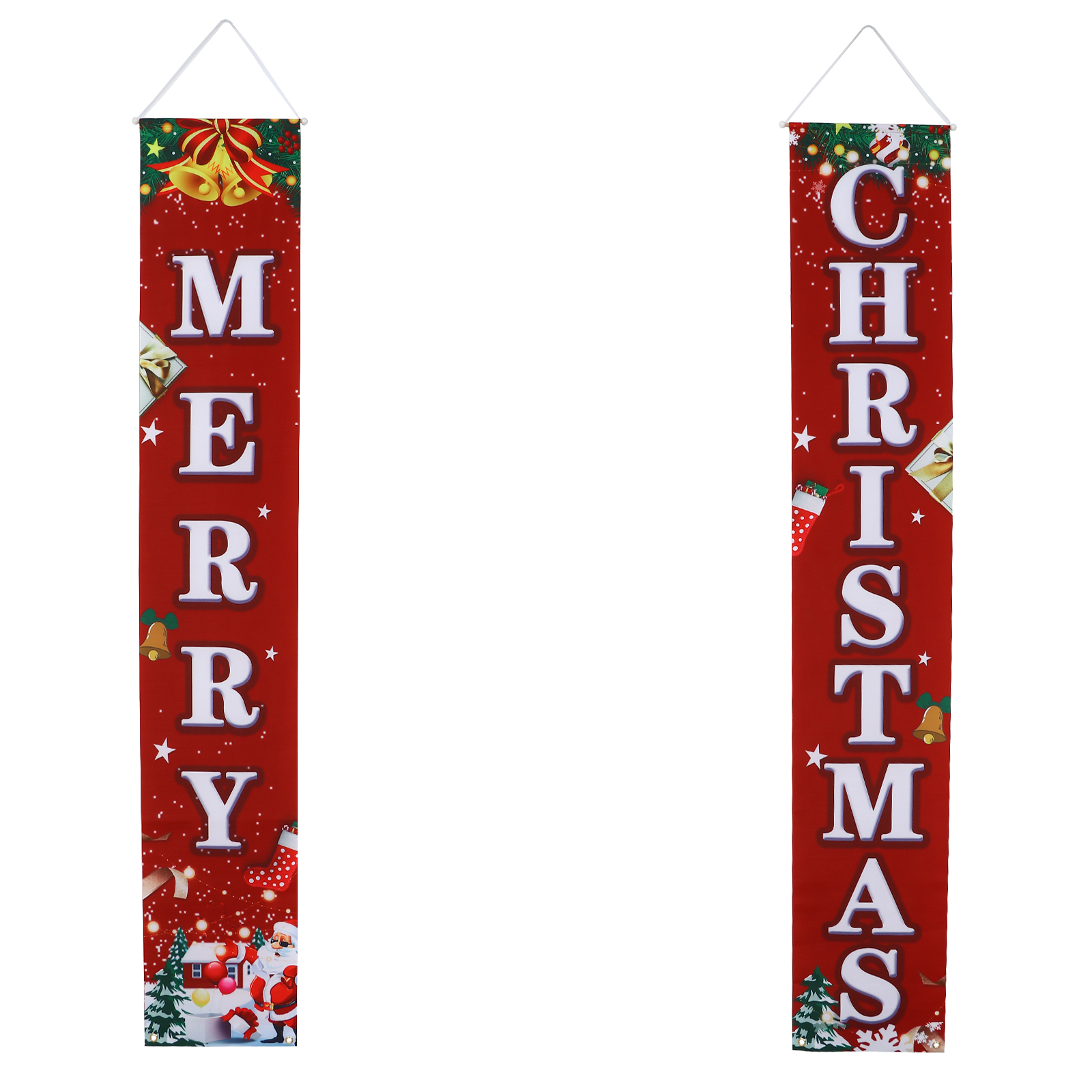 Home Decor Supply Christmas Hanging Decoration Couplets Porch Front