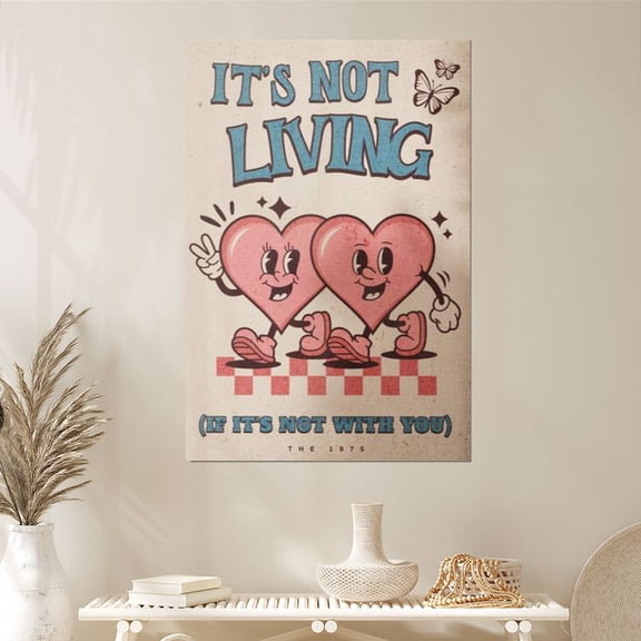 Home Decor- The 1975 It's Not Living Poster Size 24''x36'' The Orange Shop