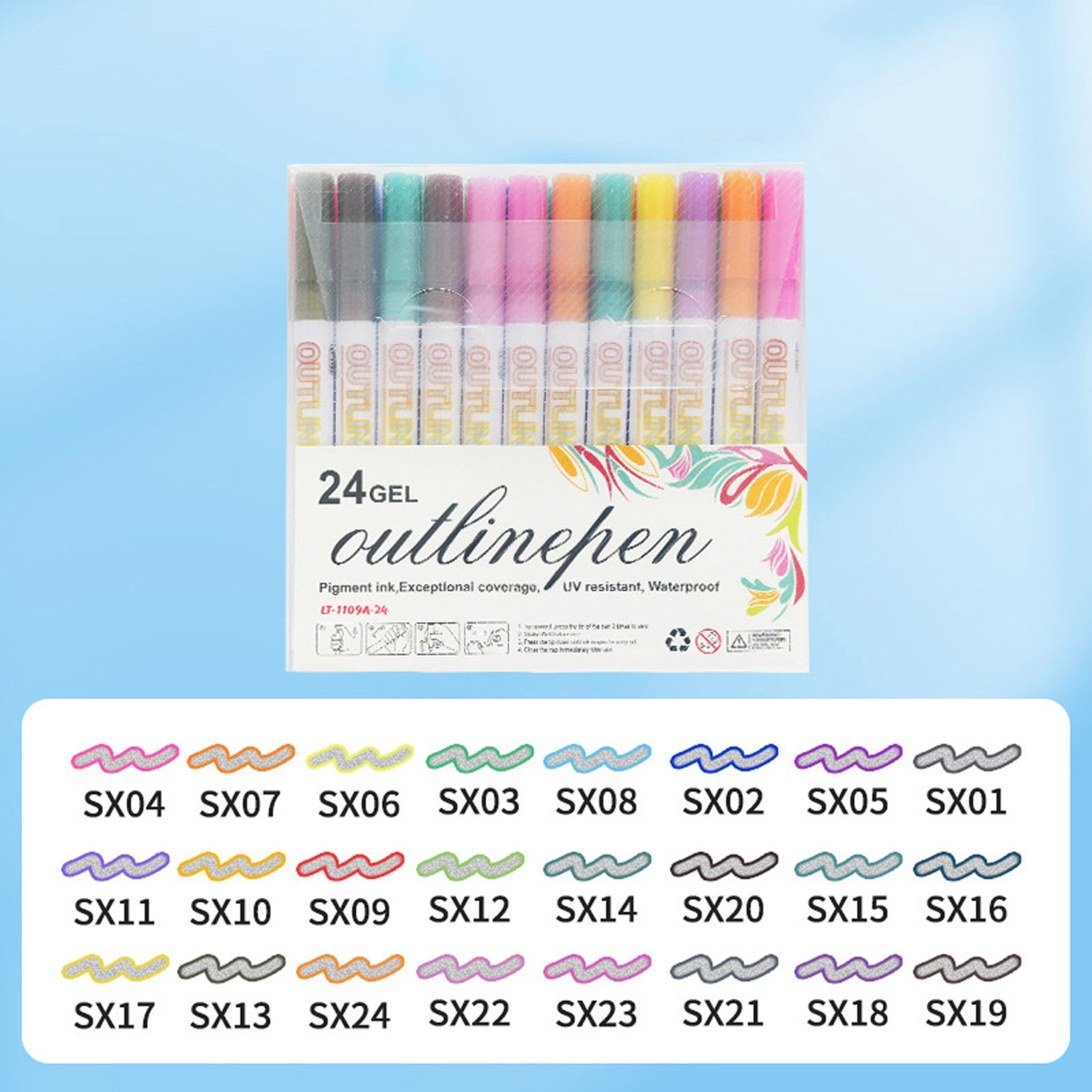 Home Decor Tip Outline Marker For Precision Line Work And Color Coding ...