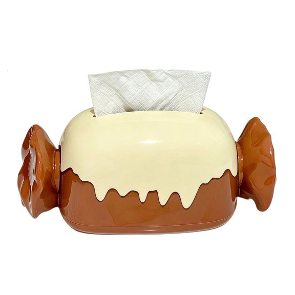 Home Decor Tissue Dispenser Cover PP Shell With Wrapped End Detail, Handy Opening, Desktop Clutter Control by ZAXLVG