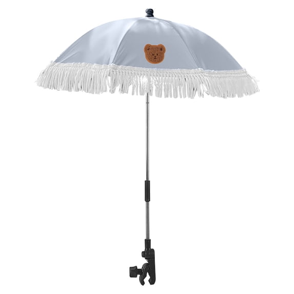 Home Decor, Toddler Umbrella Stroller Parasol Umbrella Stroller Parasol With Clamp Adjustable Protection Clip For Sun Shade Trolley Beach Chair Wheelchair Travel, Home Gifts