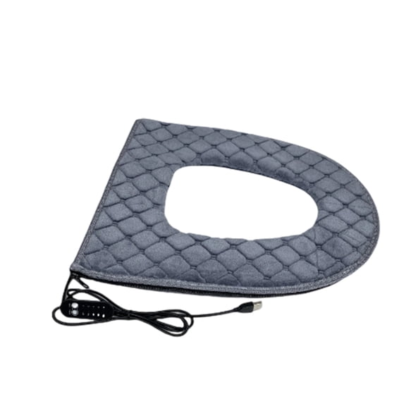 Home Decor USB Powered Heated Seat Cover Fast Warming Flannel Cushion with Adjustable Temperature for Home Use Machine Washable Mat