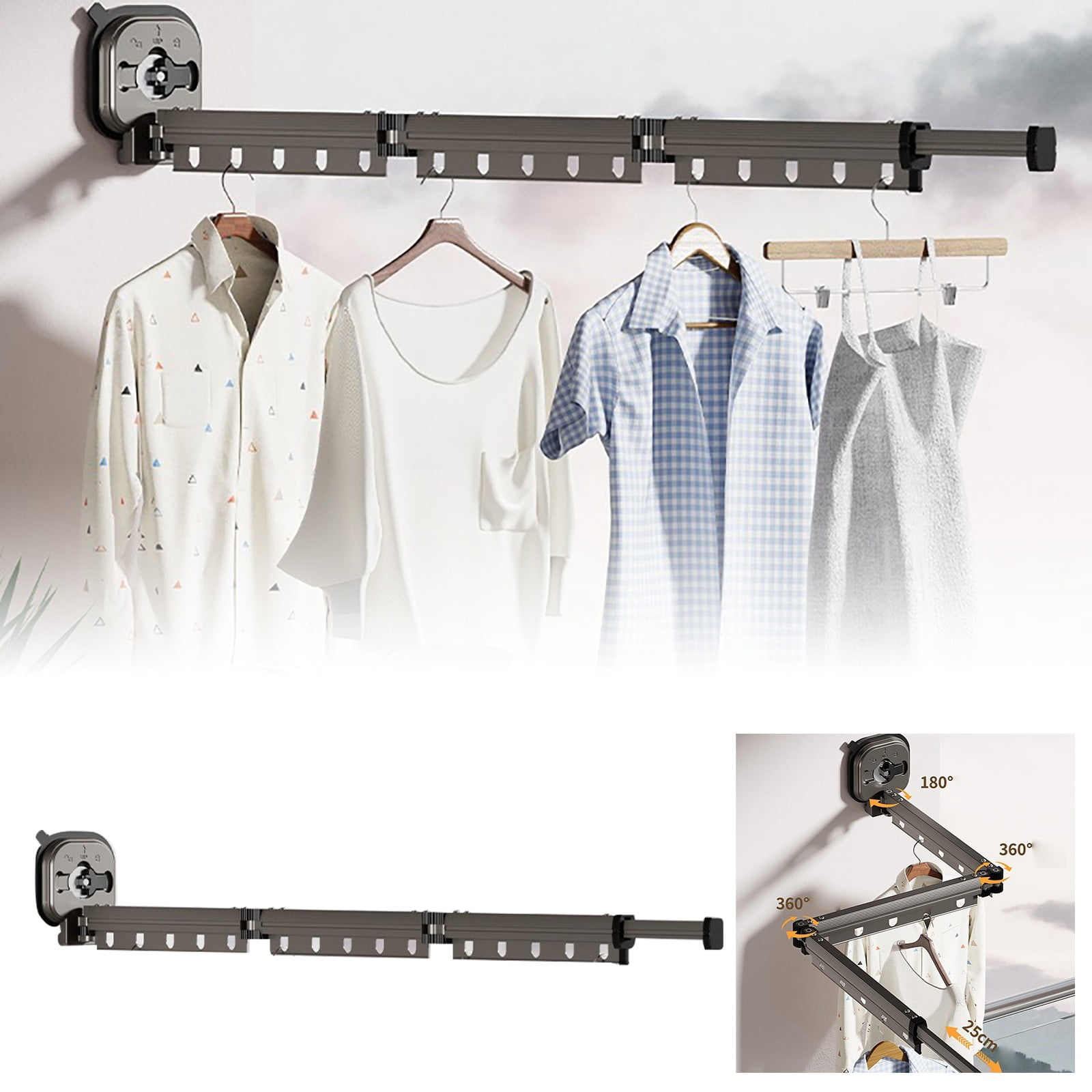 Home Decor Ultimate Space : Balcony Folding Drying Rack & Stylish ...