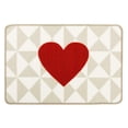 thumbnail image 1 of Home Decor Valentine'S Day Carpet Valentine'S Day Bathroom Decoration Bathroom Mat Red Bathroom Decoration Washable Heart Shaped Floor And Door Mat Welcome Carpet 23.62''X35.43'', 1 of 6
