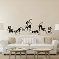 Home Decor Wall Decor Wall Decal Six Cat animal Family Room Window Wall