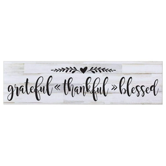 Home Decor Wall Plaques - Distressed White