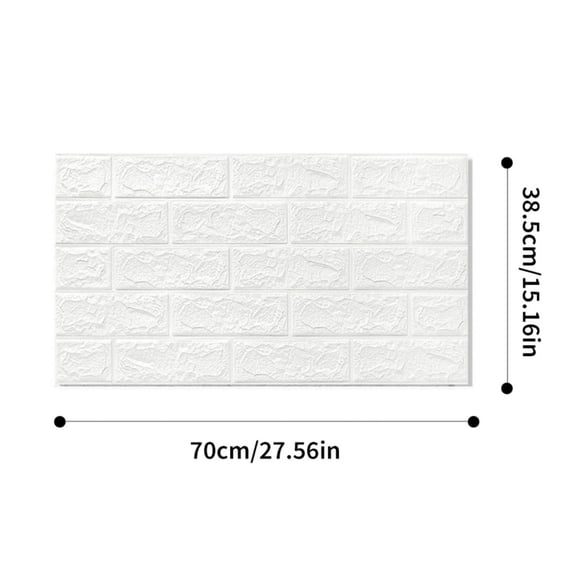 [Home Decor]Wall Sticker Peel And Stick Self-adhesive Brick Pattern Three-dimensional