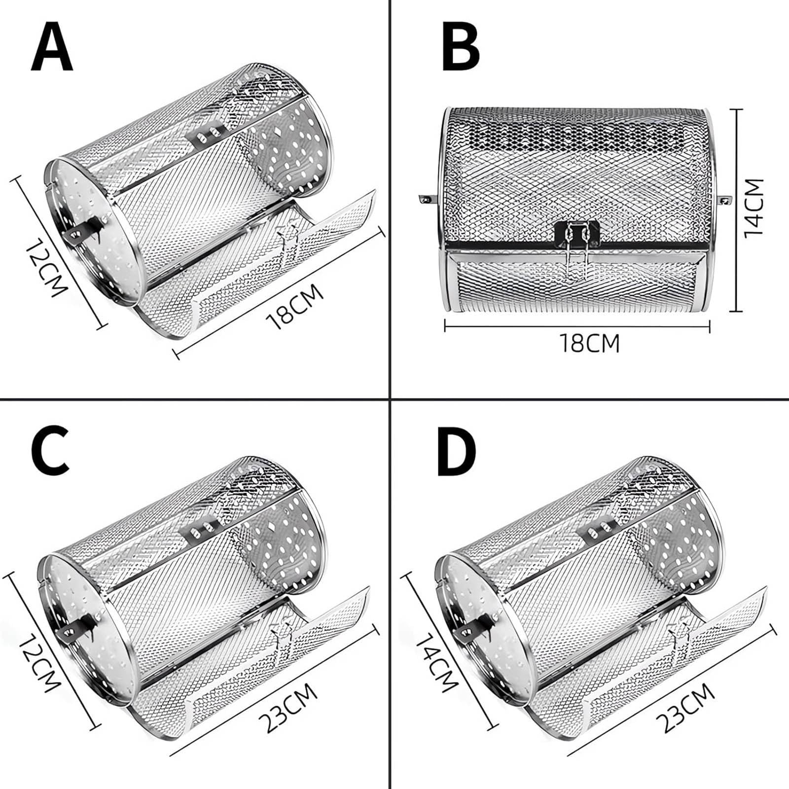 Home Decoration ABPWLY Stainless Steel Rotating Grill 2025 New Chicken