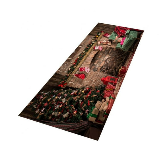 Home Decoration Carpet Christmas Doormat Kitchen Rug Soft Floor Mat Holiday Welcome Doormats