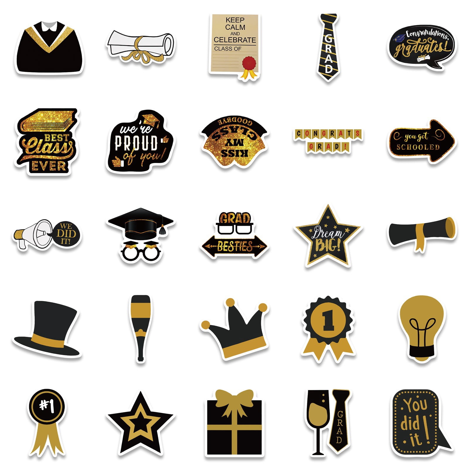 Home Decoration Craft Graduation Season Stickers Decorate Luggage ...