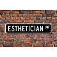 thumbnail image 1 of Home Decoration Esthetician Gift Sign Beauty Salon Employee Street Sign Funny Home Cave Garage bar Wall Decoration Vintage Metal Sign 8 x 12 inch, 1 of 5
