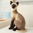 thumbnail image 1 of Home Decoration Gift Siamese Cat Orange Cat Plush Stuffed Doll Pillow Simulation Doll Plush Toys Simulation Cat Toy A-20CM, 1 of 8