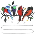thumbnail image 1 of Home Decoration Hanging Bird Pendant Colorful Small Bird Group for Outdoor Garden Home Decoration, 1 of 8