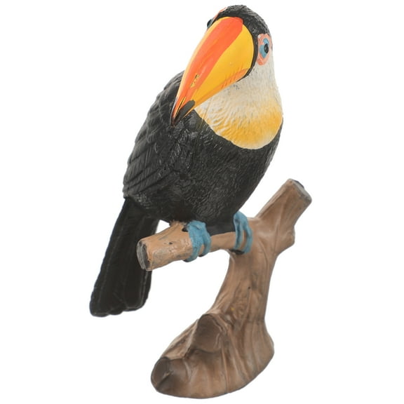 Home Decoration Interior Decorations for House Bird Model Realistic Animal Models Pvc Simulated Toucan Ornaments