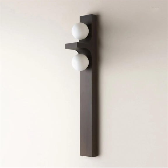 Home Decoration Minimalist Creative Double Head Wall Lamp Lighting Long Wall Lamp Brushed Metal Quality Beside Light Sconce