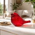 thumbnail image 1 of Home Decoration, Minimalist Shelf Decor, Valentine's Day Decorations, Mantel Decorations, 3.5X2X2 Inch Red Crystal Bird Craft Ornament for Countertop Entryway Arrangement, 1 of 6