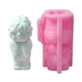 thumbnail image 1 of Home Decoration Mold Silicone Ornament Making Heart Holding Boy Figurine Adorment Jewelry Crafting Tool, 1 of 8