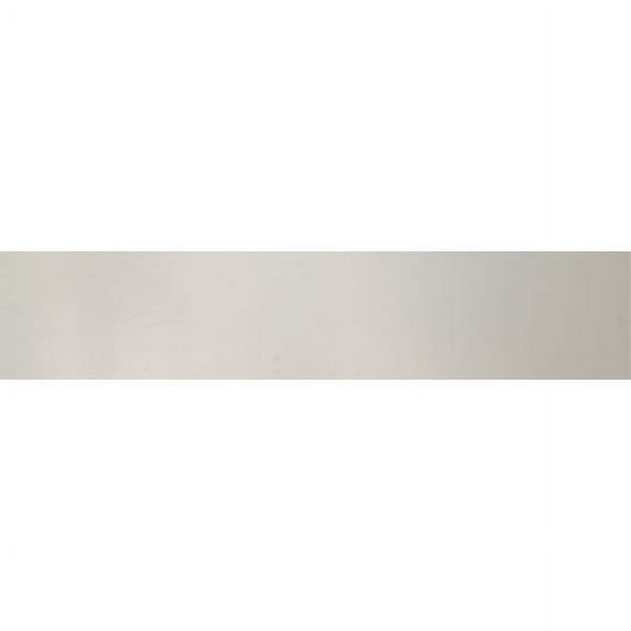 Home Decorative 8" X 28" Kick Plate Satin Nickel-Aluminum Adhesive Mount