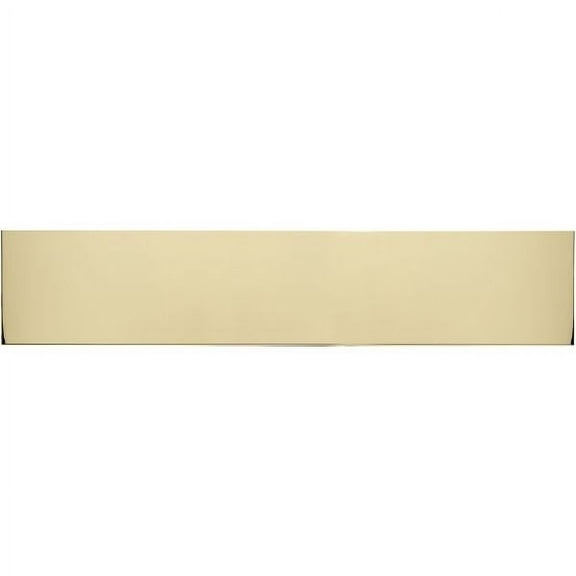 Home Decorative 8" X 30" Kick Plate Polished Brass-Aluminum Magnetic Mount