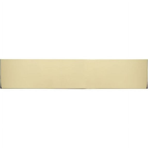 Home Decorative 8" X 30" Kick Plate Polished Brass-Aluminum Magnetic Mount