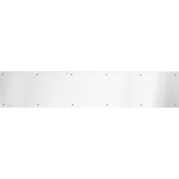 Home Decorative 8" X 30" Kick Plate Satin Stainless Steel Screw Mount