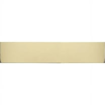 Home Decorative 8" X 34" Kick Plate Polished Brass-Aluminum Adhesive Mount