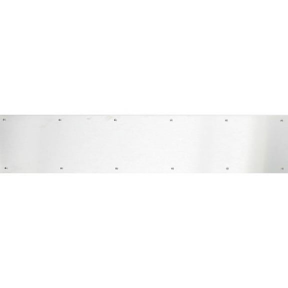 Home Decorative 8" X 34" Kick Plate Satin Stainless Steel Screw Mount