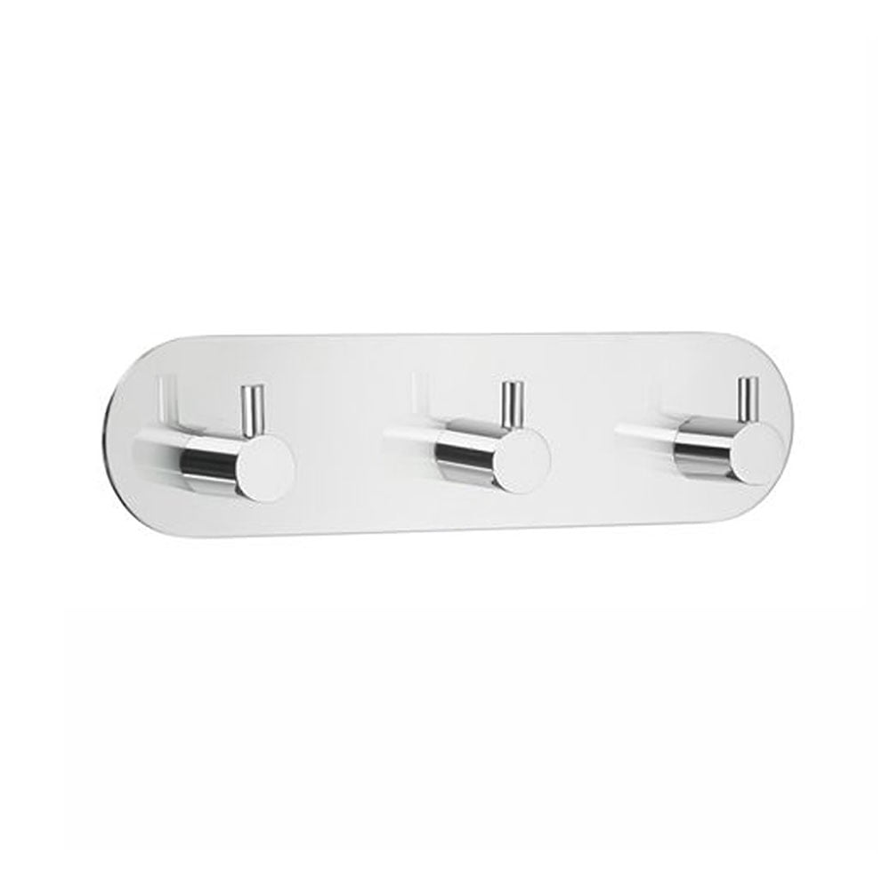 Home Decorative Accessories Design Hook Triple Self Adhesive Polished Stainless Steel BK1103