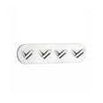 thumbnail image 1 of Home Decorative Accessories Quad Hook Polished Chrome Self Adhesive, 1 of 1