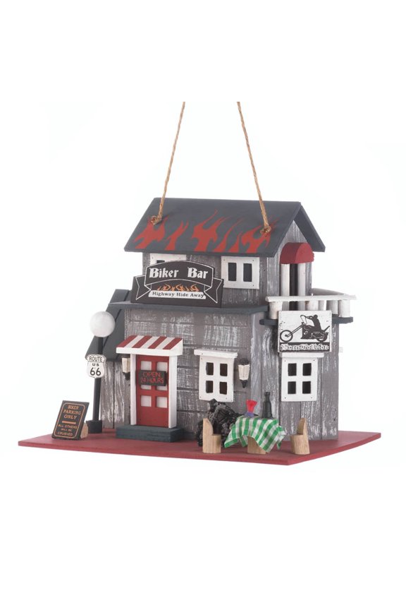 Zingz and Thingz Biker Bar Birdhouse