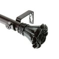 thumbnail image 1 of Home Decorative Blossom Curtain Rod 160-240" - Mahogany, 1 of 4