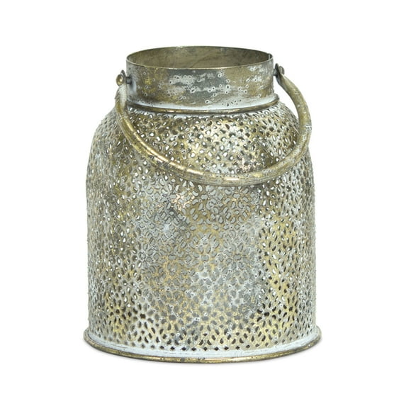 Home Decorative Candle Holder (Set of 2) 7.5"H Metal