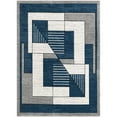 thumbnail image 1 of Home Decorative Caroline Geometric Area Rug - Blue, 8 Ft. x 10 Ft., 1 of 7